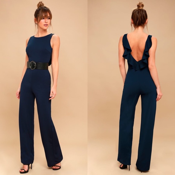 Lulus Pants - Lulu’s | Enamored Backless Jumpsuit